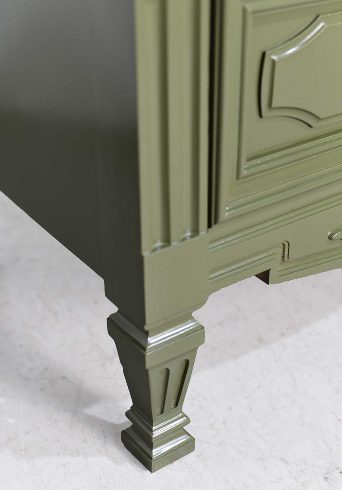 Mid Century Transitional Pair of Nightstands in Green By Dixie - Newly Painted