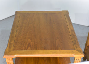 Mid Century Transitional Side Tables by Baker Milling Road - A Pair