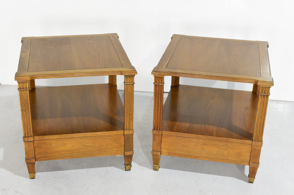 Mid Century Transitional Side Tables by Baker Milling Road - A Pair