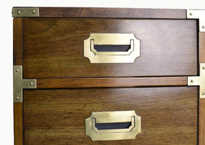 Mid Century Campaign Partner Desk by Bernhardt