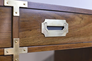 Mid Century Campaign Partner Desk by Bernhardt