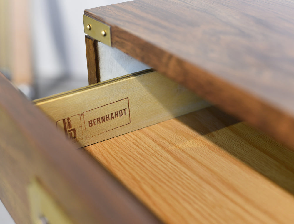 Mid Century Campaign Partner Desk by Bernhardt