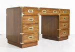 Mid Century Campaign Partner Desk by Bernhardt