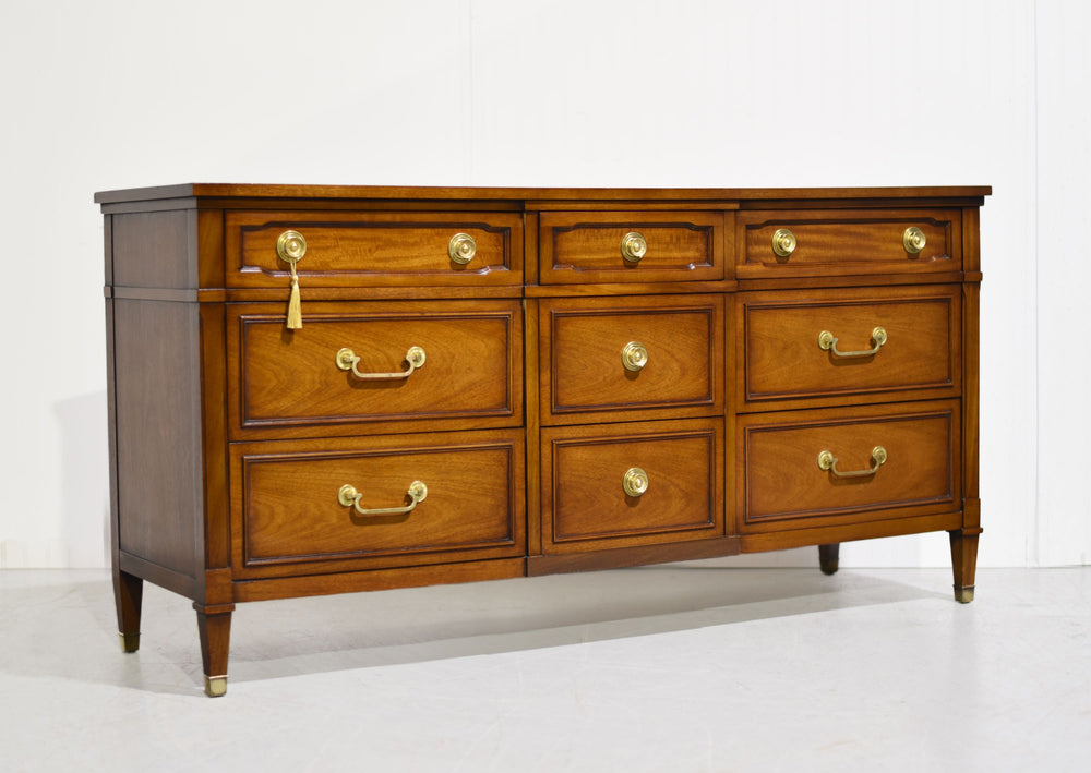 Mid Century 9 Drawer Dresser by Drexel | Firebird – Firebird Furniture