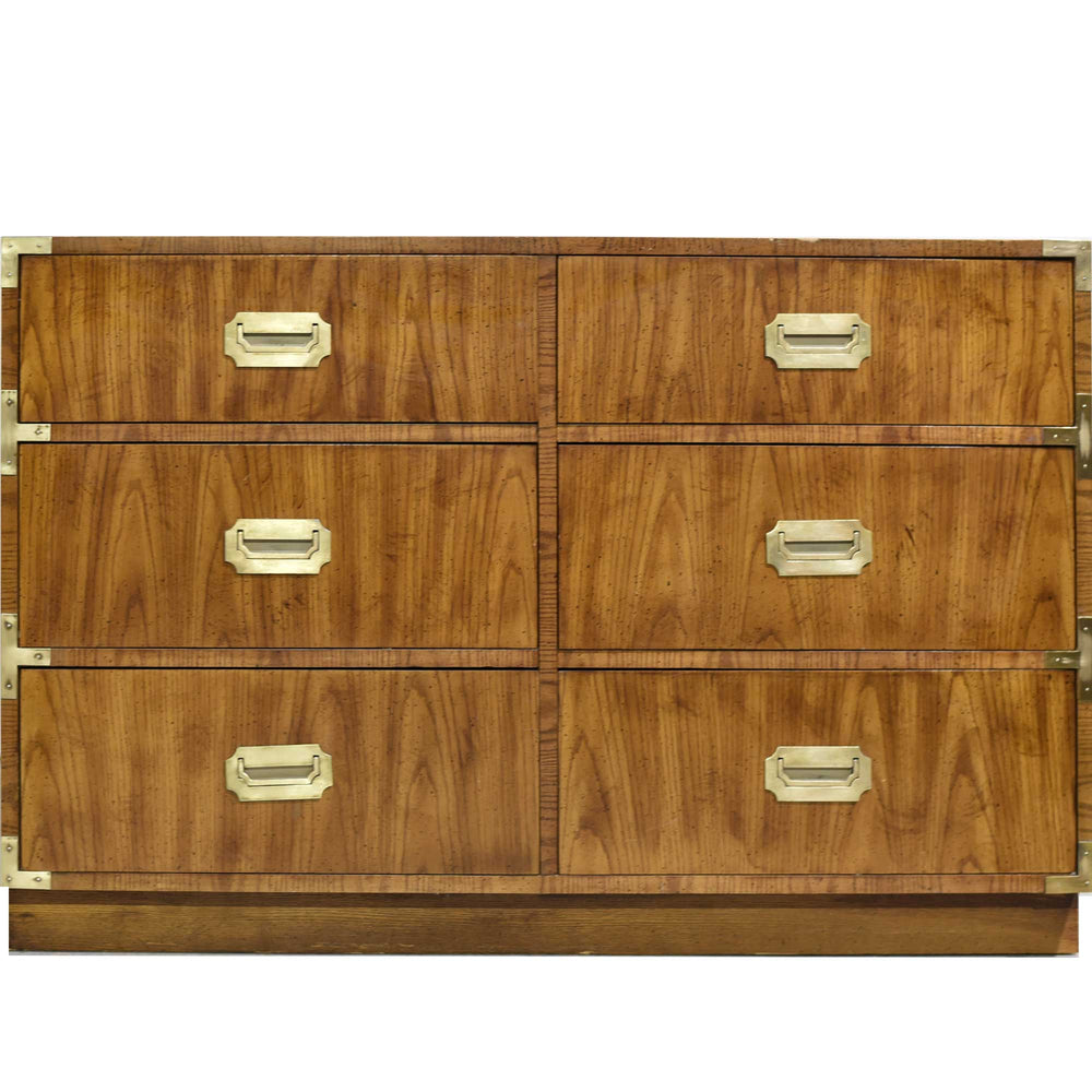 1970s Campaign Style Credenza or Dresser by Dixie