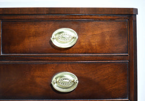 1960s Georgian Mahogany Highboy Dresser by Kindel