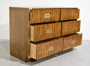 1970s Campaign Style Credenza or Dresser by Dixie