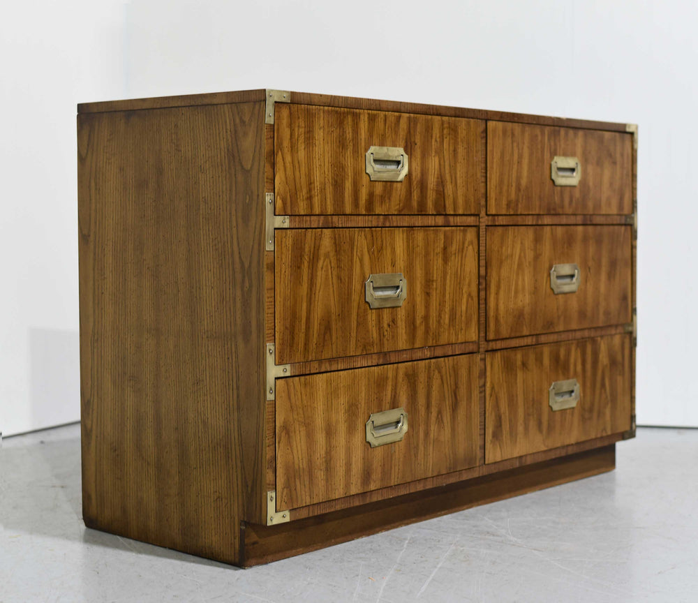 1970s Campaign Style Credenza or Dresser by Dixie