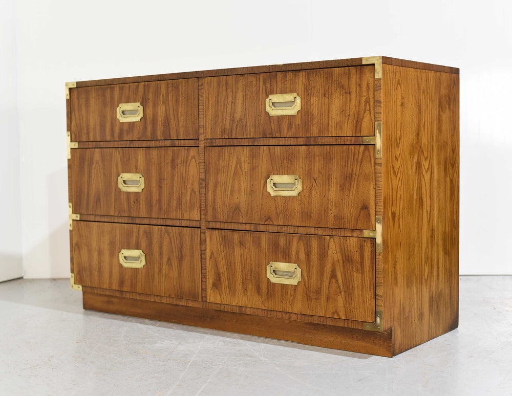 1970s Campaign Style Credenza or Dresser by Dixie