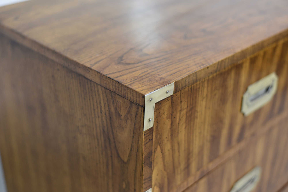 1970s Campaign Style Credenza or Dresser by Dixie