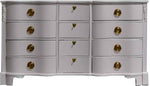 PAINT TO ORDER Mid Century Regency Style Mahogany Serpentine Dresser The Darlington Collection by Kent Coffey
