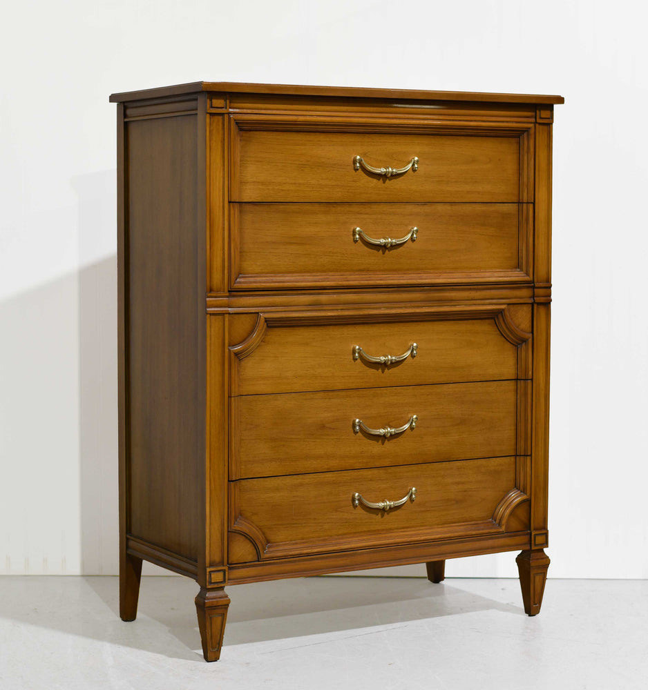 PAINT TO ORDER Mid Century Transitional 5 Drawer Highboy Dresser