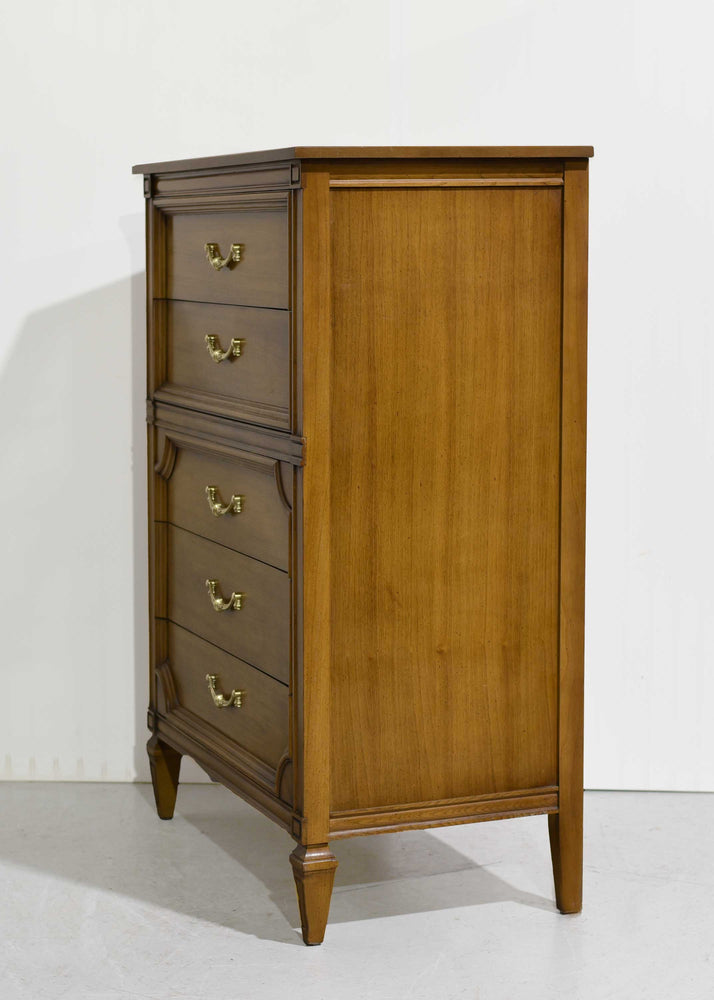 PAINT TO ORDER Mid Century Transitional 5 Drawer Highboy Dresser