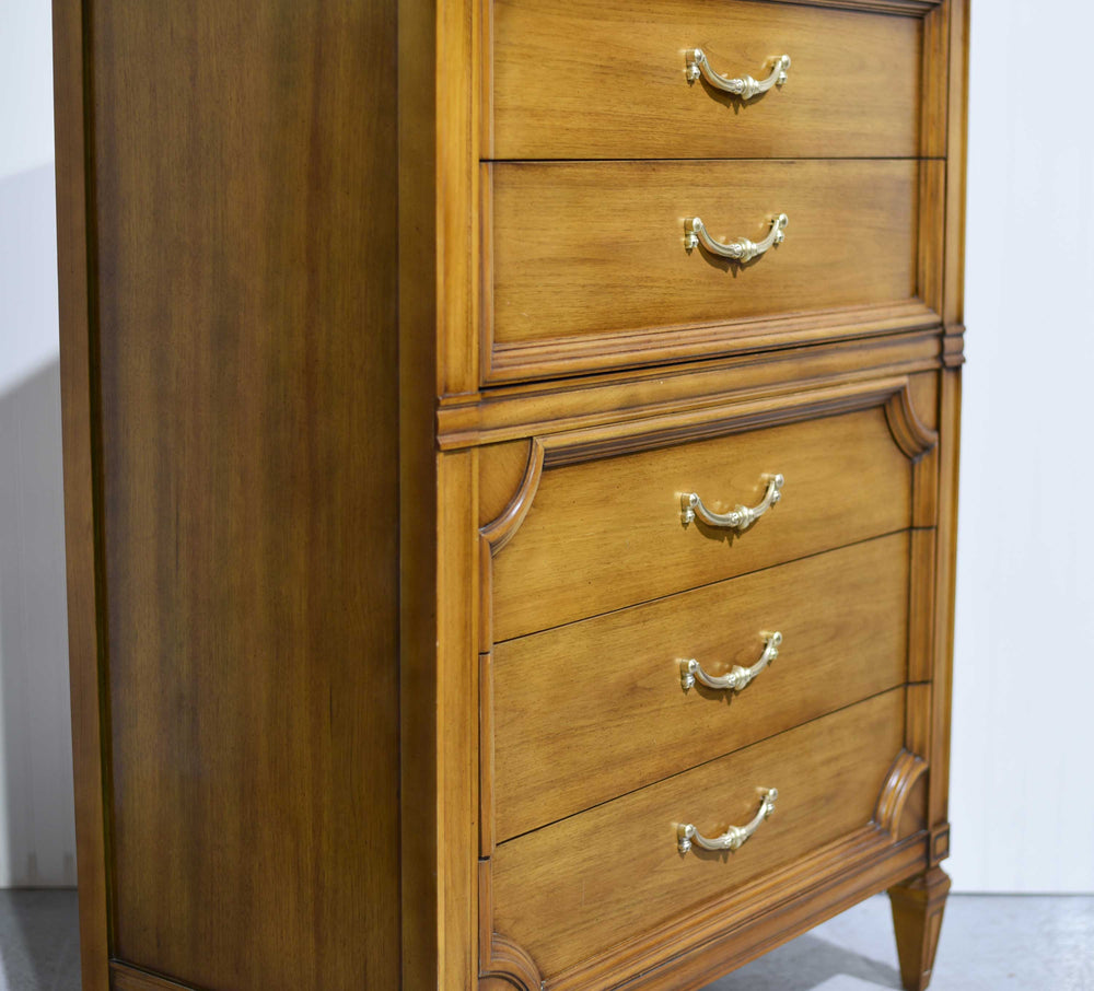 PAINT TO ORDER Mid Century Transitional 5 Drawer Highboy Dresser