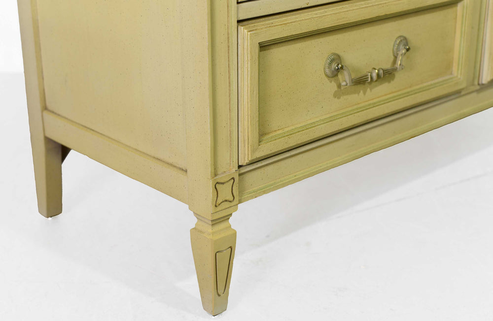 PAINT TO ORDER Mid Century Transitional 6 Drawer Dresser by Thomasville
