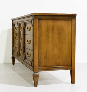 PAINT TO ORDER Mid Century Transitional 9 Drawer Lowboy Dresser