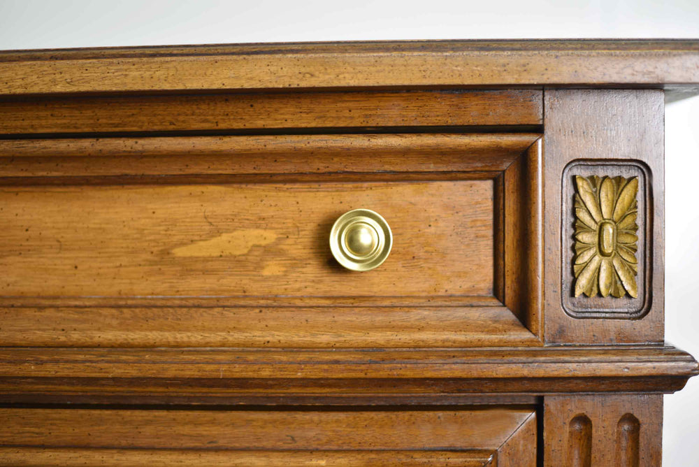 PAINT TO ORDER Mid Century Transitional 9 Drawer Lowboy Dresser by White Furniture