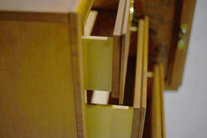 PAINT TO ORDER Mid Century Chinoiserie Decorated 9 Drawer Sideboard or Dresser by Broyhill