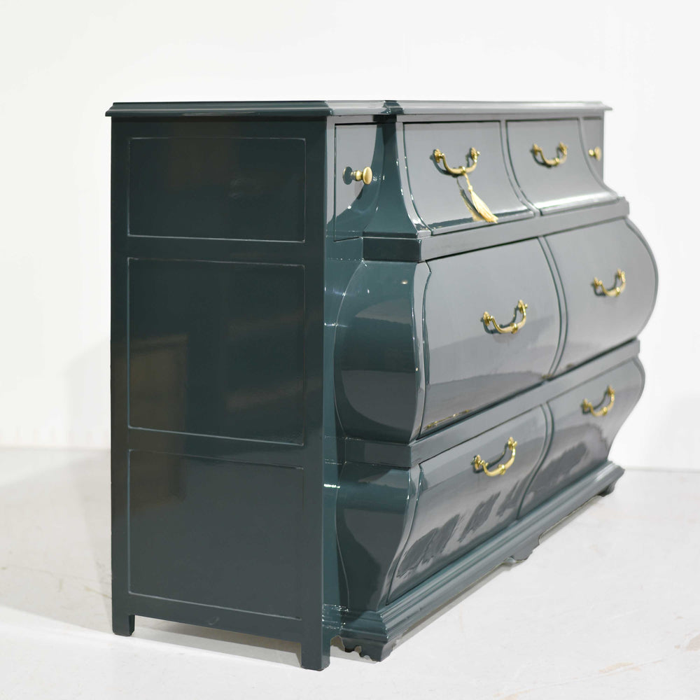 Vintage Baroque Style Bombe Chest Brittany Collection by Ralph Lauren