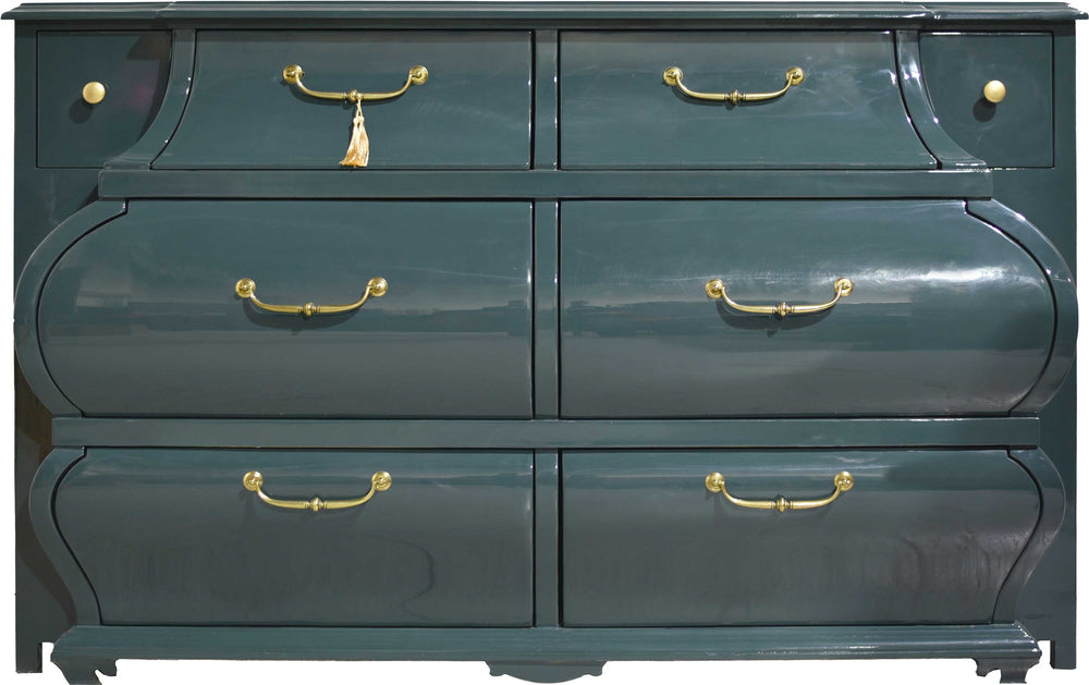 Vintage Baroque Style Bombe Chest Brittany Collection by Ralph Lauren