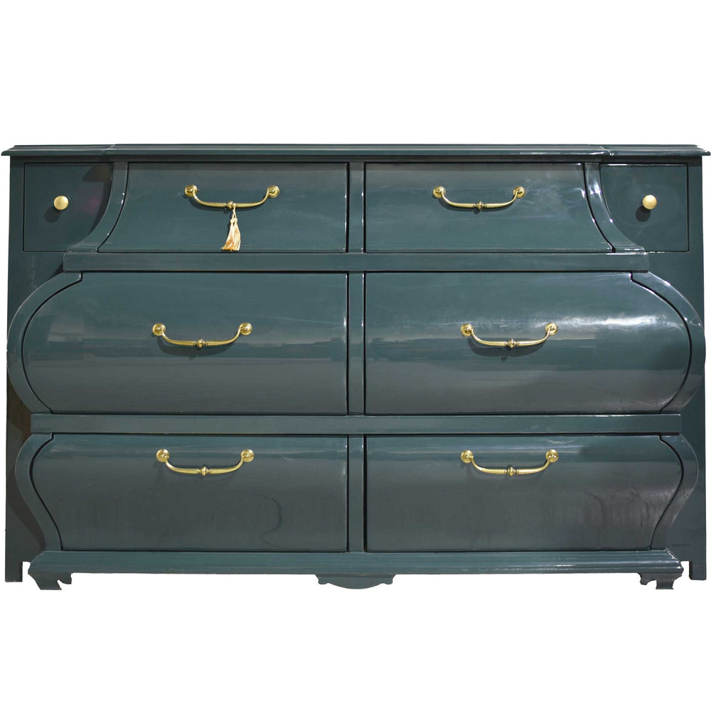 Vintage Baroque Style Bombe Chest Brittany Collection by Ralph Lauren