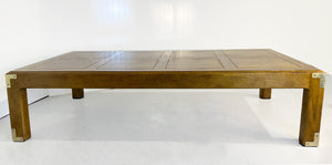 Vintage Campaign Coffee Table Artefacts Collection by Henredon