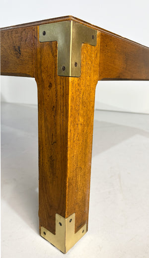 Vintage Campaign Coffee Table Artefacts Collection by Henredon