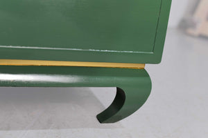 Vintage Chin Hua Ming Tables in Green and Gold  - Newly Painted