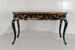 Vintage French Chinoiserie Ladies Vanity Writing Desk by Lane Furniture