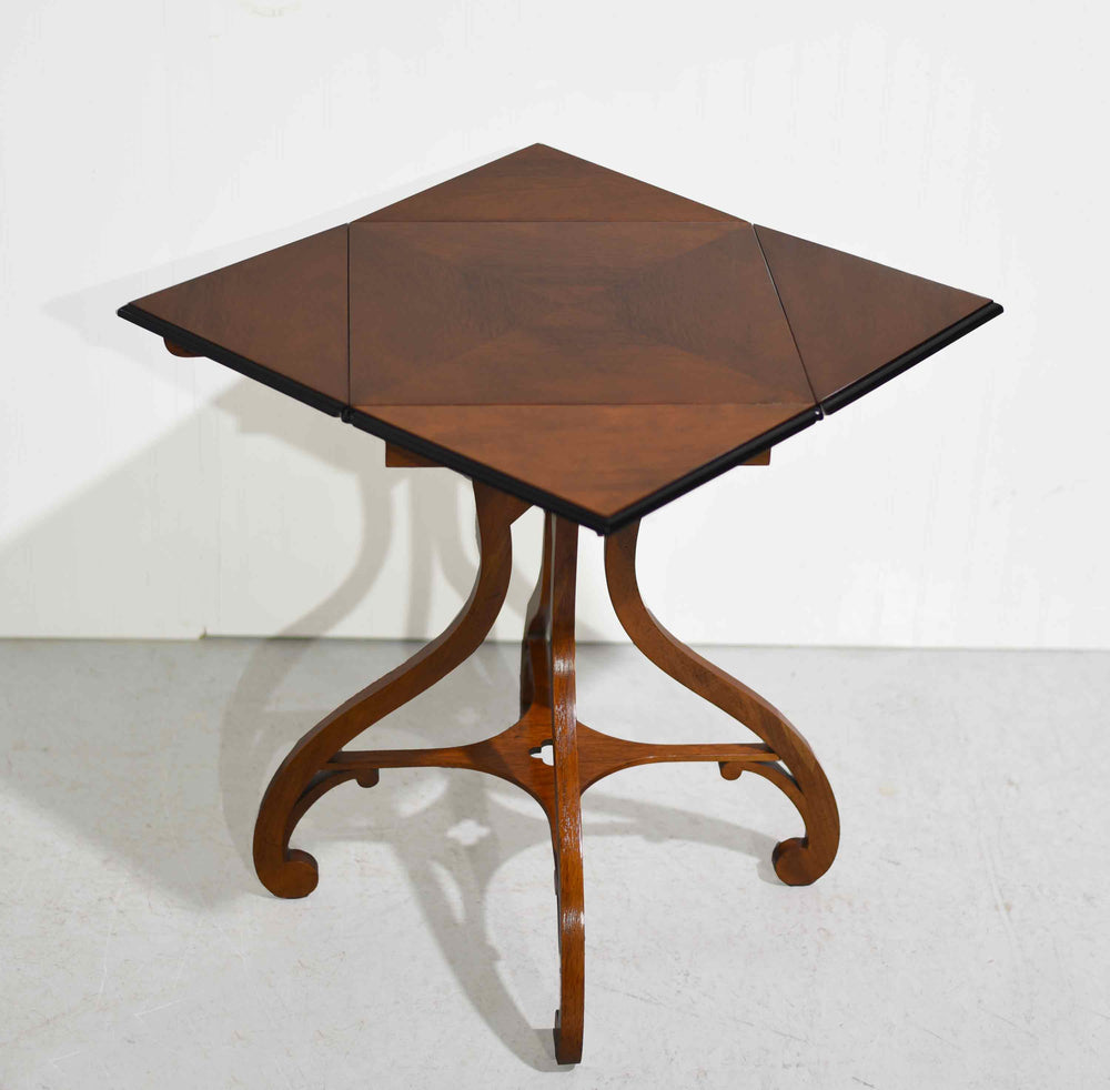 Vintage Georgian Handkerchief Drop Leaf Side Table by Baker Furniture - Single