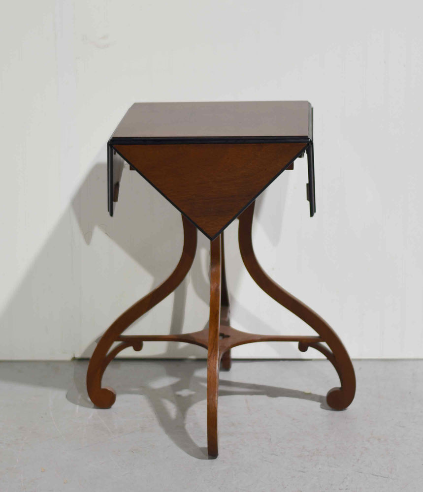 Vintage Georgian Handkerchief Drop Leaf Side Table by Baker Furniture - Single
