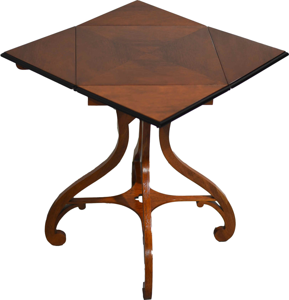 Vintage Georgian Handkerchief Drop Leaf Side Table by Baker Furniture - Single