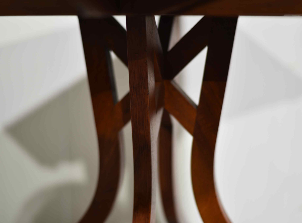 Vintage Georgian Handkerchief Drop Leaf Side Table by Baker Furniture - Single