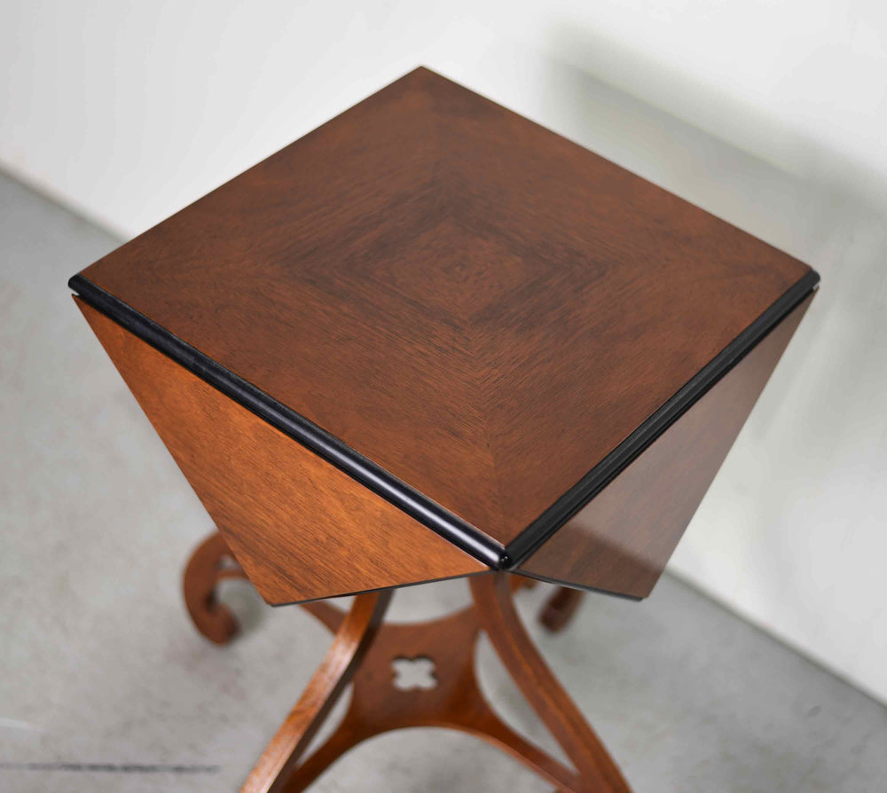 Vintage Georgian Handkerchief Drop Leaf Side Table by Baker Furniture - Single
