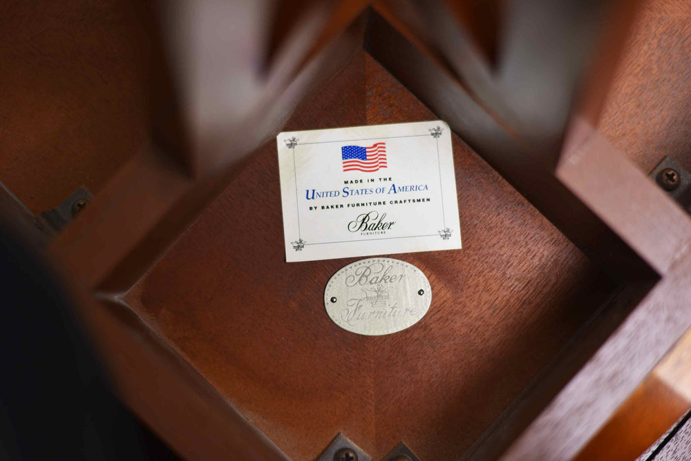 Vintage Georgian Handkerchief Drop Leaf Side Table by Baker Furniture - Single