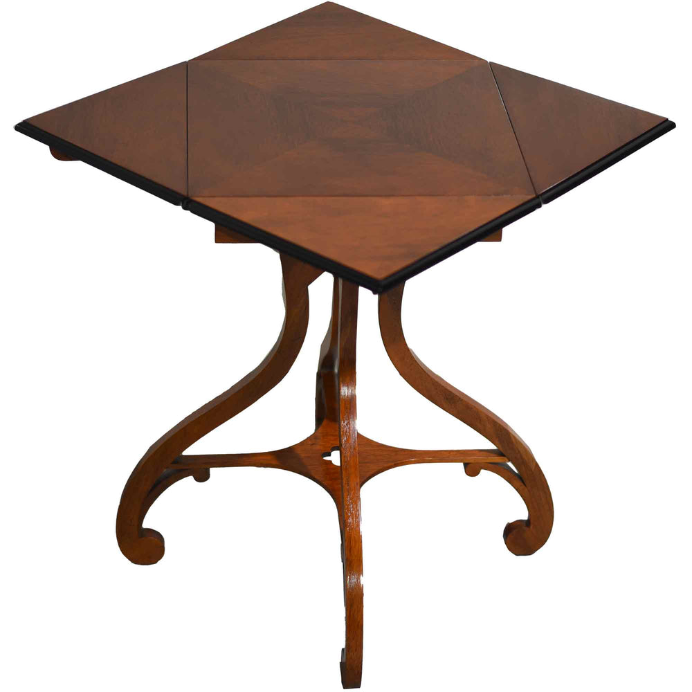 Vintage Georgian Handkerchief Drop LeafSide Table by Baker Furniture  