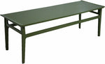 Vintage Mid Century Modern Coffee Table in Green - Newly Painted