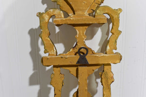Vintage Neoclassical Wreath and Swag Giltwood Wall Mirror