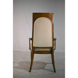 1960s Hollywood Regency Amboyna Wood Dining Chairs by Mastercraft - Set of 6