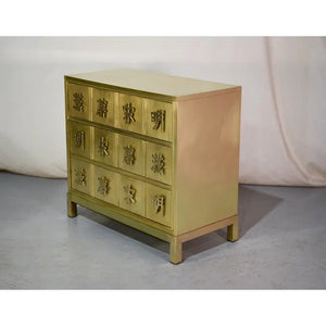 Products 1970s Chinoiserie Dynasty Brass Chest by Mastercraft