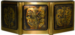 1970s Bernhard Rohne for Mastercraft Acid Etched Brass "Tree of Life" Sideboard Credenza