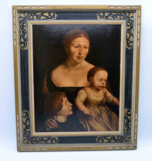 The Artist's Family by Hans Holbein Fine art reproduction by New York Graphic Society Framed 22x26