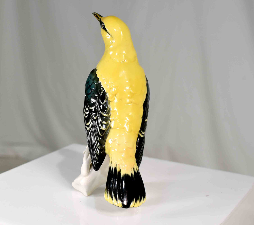 Early 20th Century Porcelain Indian Golden Oriole by Karl Ens Volkstedt Germany