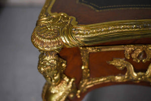 Late19th Century Louis XV Style Gilt Bronze-Mounted Kingwood Bureau Plat