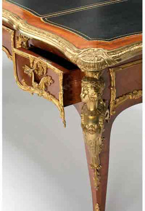A Louis XV Gilt-Bronze Mounted Kingwood Writing Table, Circa 1745, Eclectic, New York, 2023