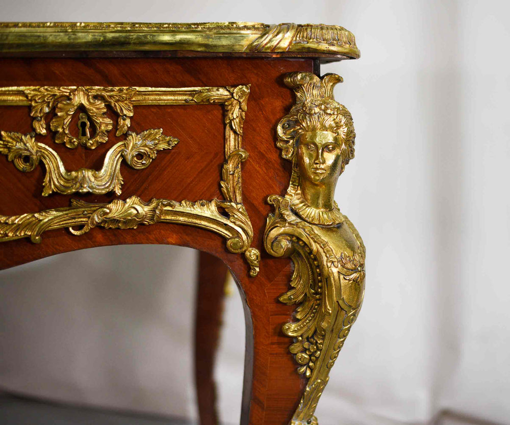A Louis XV Gilt-Bronze Mounted Kingwood Writing Table, Circa 1745, Eclectic, New York, 2023