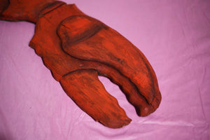 Vintage Animalia Gigantic Wooden Decorative Lobster