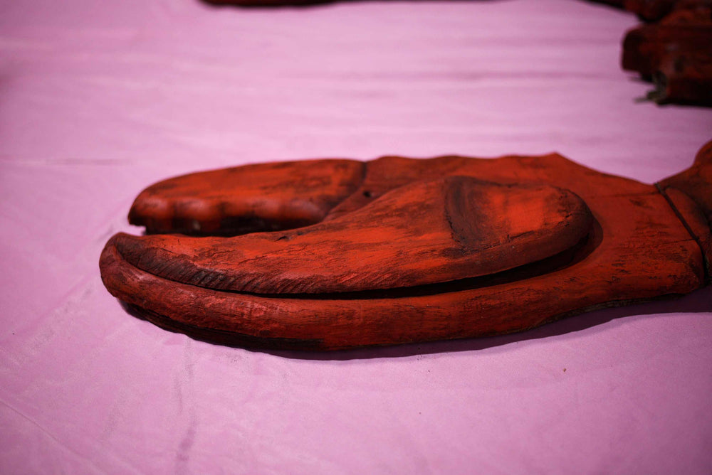 Vintage Animalia Gigantic Wooden Decorative Lobster