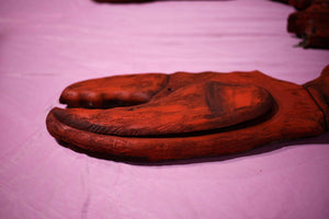 Vintage Animalia Gigantic Wooden Decorative Lobster