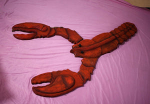 Vintage Animalia Gigantic Wooden Decorative Lobster